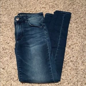 Dark Blue Jeggings From American Eagle